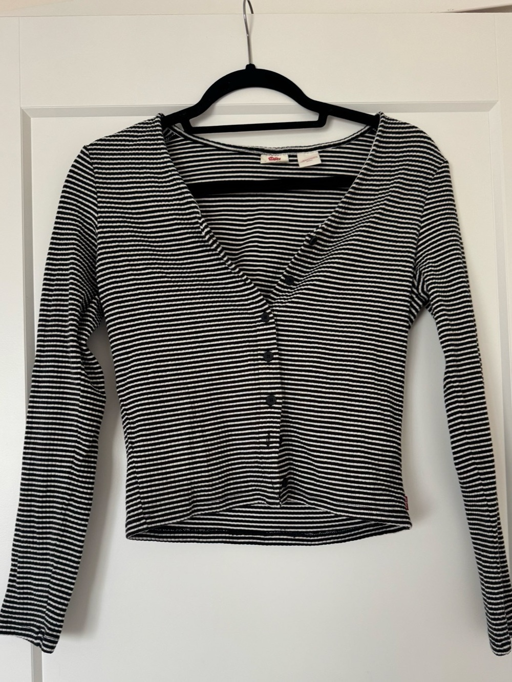 Levi striped cardigan - like new!